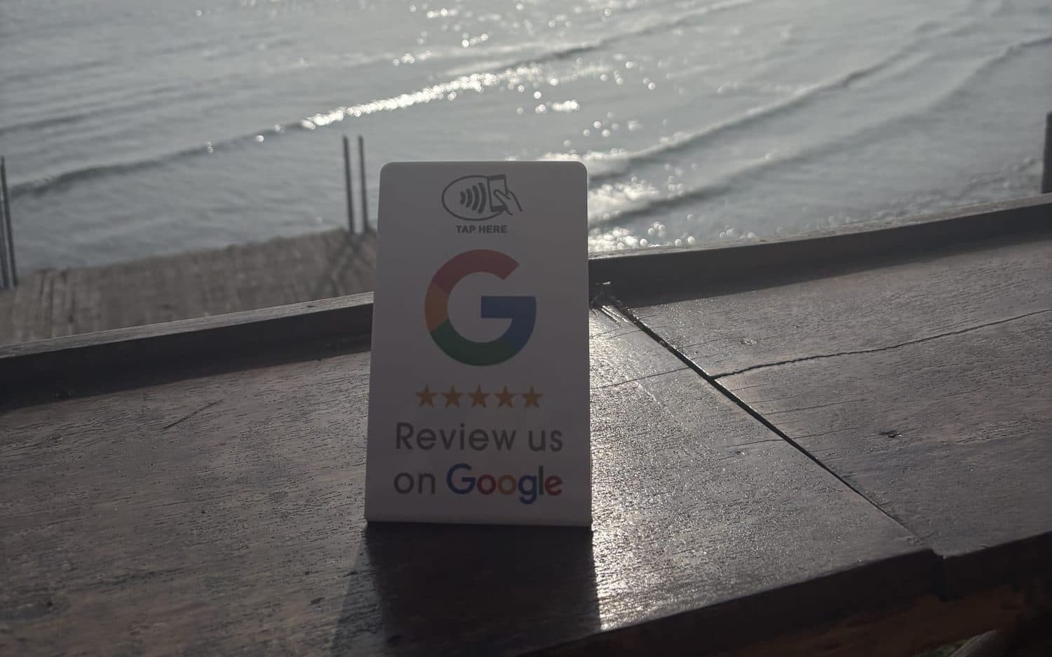 NFC Google Review Stand